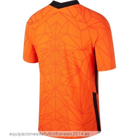 Nuevo 1ª Camiseta Holanda Retro 2021 Naranja Baratas